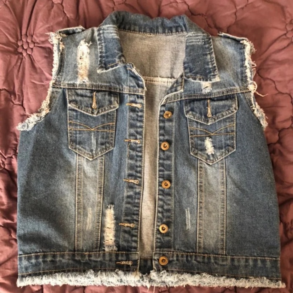 Denim vest